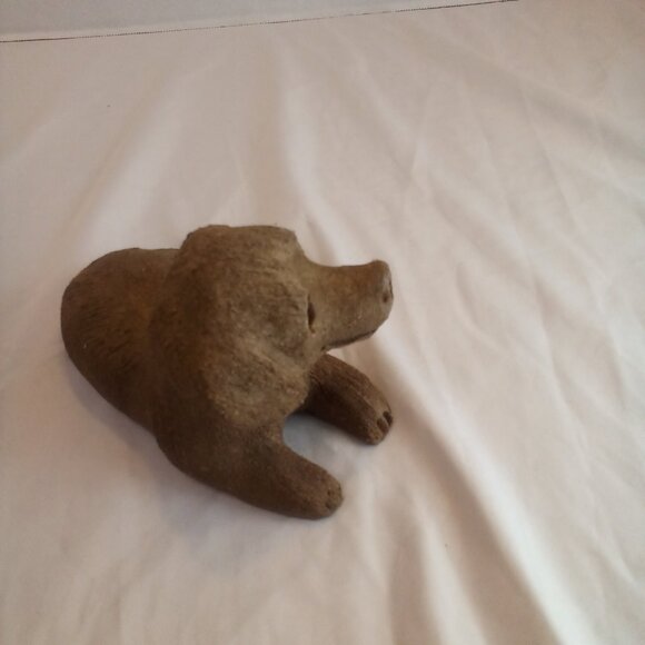 Dog Figure Concrete Cement Mold Small Garden Decor 6" x 3.5" - Picture 5 of 14